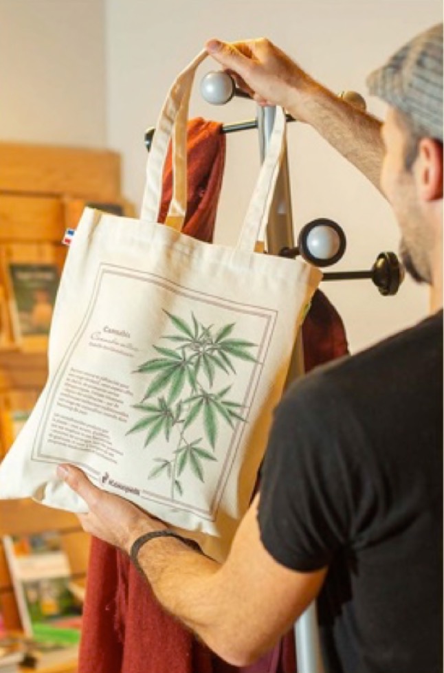 tote-bag Kokopelli plantes médicinales Cannabis