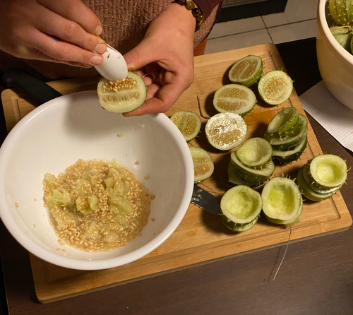 Extraction des graines