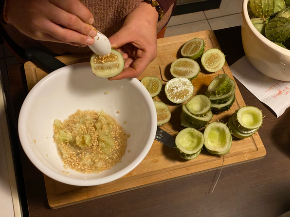 Extraction des graines